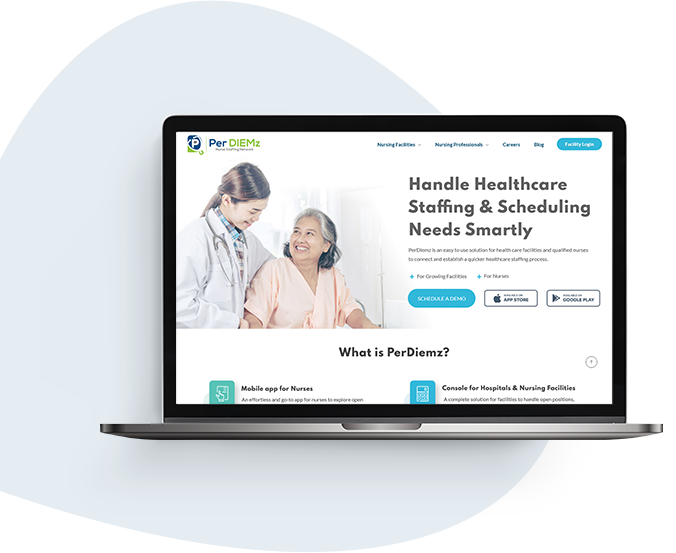 us healthcare website design
