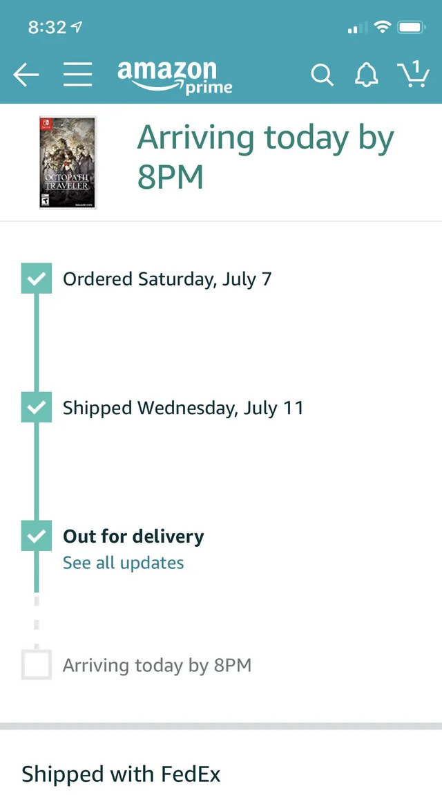 amazon order tracking service